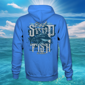 Reel Monster Eat Sleep Fish Hoodie